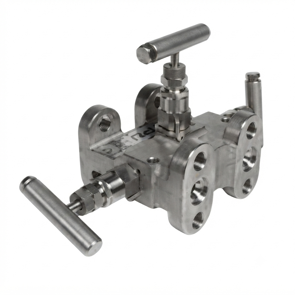 A-M4B MANIFOLD INTEGRAL (3 VALVULAS) PARA TRANSMISOR DE PRESION DIFERENCIAL.