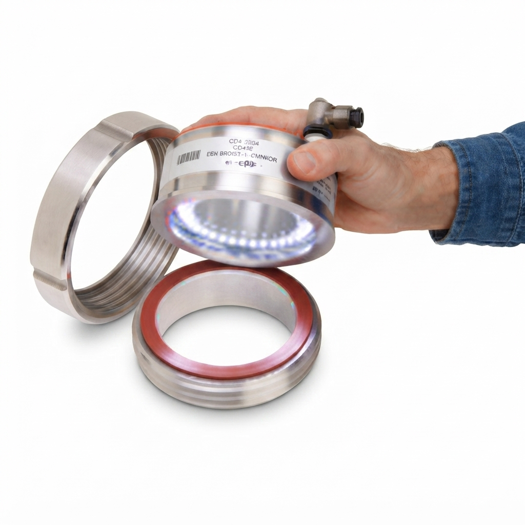 i-LED-CD ILUMINADOR DE PROCESOS CON VENTANA DE OBSERVACION SANITARIA INTEGRADA