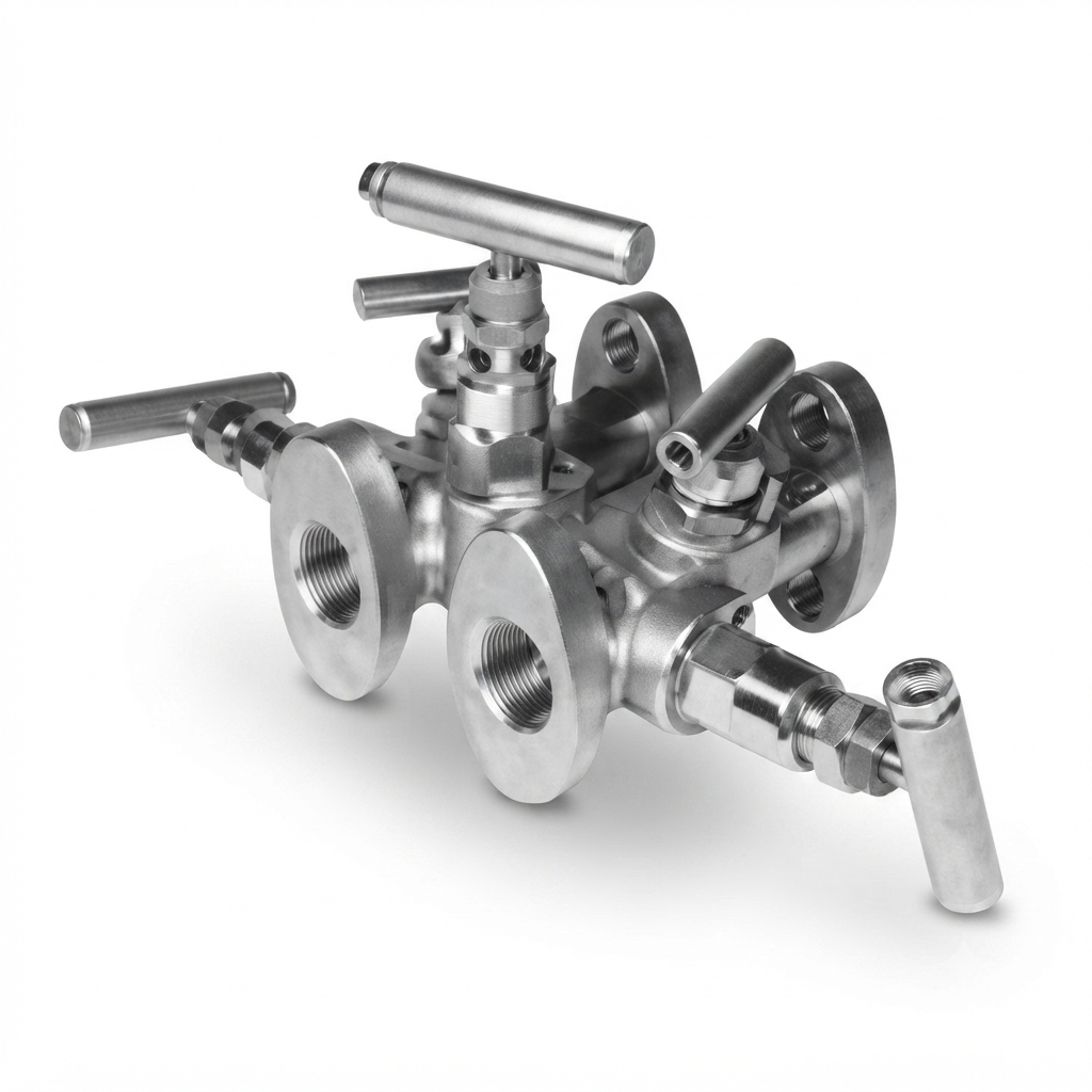 A-M5R MANIFOLD REMOTO (5 VALVULAS) PARA TRANSMISOR DE PRESION DIFERENCIAL